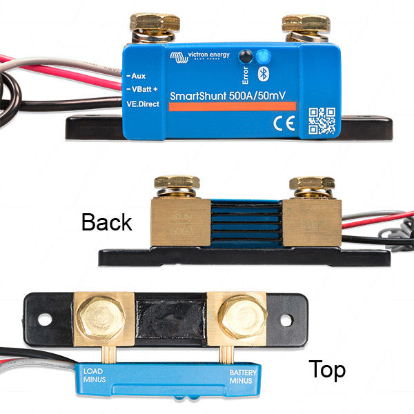 Victron Energy SHU065150050 Victron Energy Smart Shunt IP65 500A/50mV ...